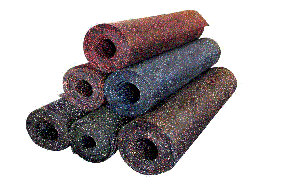 Spain 2300sqm Gym Rubber Roll Project gym flooring project photo